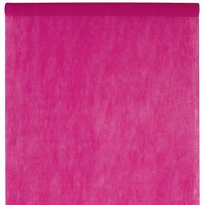 Feest tafelkleed op rol - fuchsia roze - 120 cm x 10 m - non woven polyester