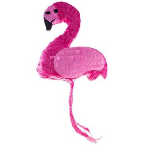 Pinata van papier  - Flamingo thema - 48 x 40 cm - Feestartikelen verjaardag