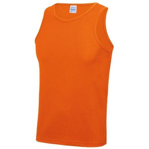 Sport singlet/hemd oranje voor heren