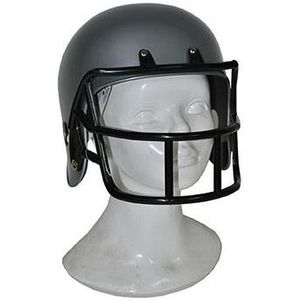 Grijze rugby helm voor kids