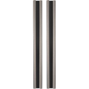 Tochtstrip - 2x - tochtwering - grijs - foam - 95 x 2,5 cm - deur tochtstopper