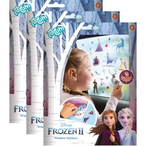 Disney Frozen auto raamstickers - 210x - voor kinderen