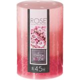 Atmosphera Geurkaars Nina - 1x stuks - Rozen - 45 branduren - 7 x 10 cm
