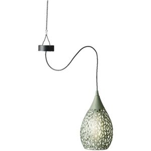 Hanglamp solar - groen - ijzer - 21 cm - tuinverlichting