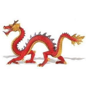 Plastic speelgoed figuur Chinese draak 19 cm