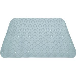 Excellent Houseware Badmat - antislip - mintgroen - 55 cm - vierkant - badkuipmat