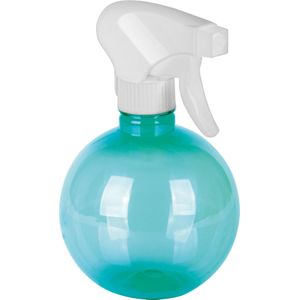 Plantenspuit/waterverstuiver- wit/turquoise - 400 ml - kunststof - sprayflacon