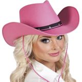 3x Roze cowboyhoeden Wichita voor dames