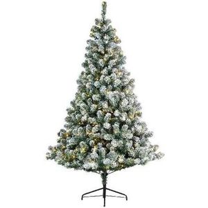 Kunst kerstboom Imperial pine met sneeuw en verlichting 150 cm