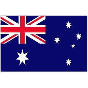 2x stuks vlag Australie 100 x 150 cm