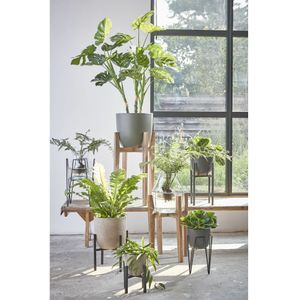 Plantenpot/bloempot plantenstandaard/verhoger hout H60 x B36 cm kopen?  Vergelijk de beste prijs op beslist.nl