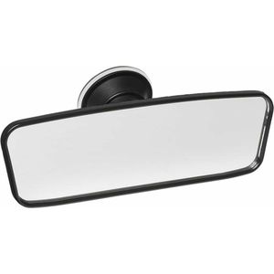 Achteruitkijkspiegel met zuignap - universeel - 18 x 6 cm - binnen spiegel