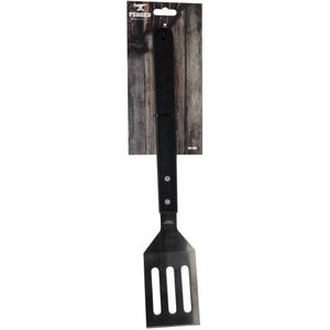 1x Bakspatel/bakspaan voor de barbecue RVS 39 cm