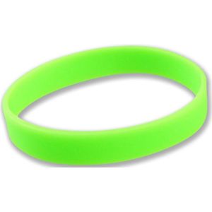 Siliconen armband neon groen
