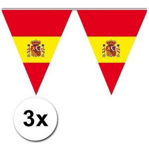 3x Spaanse vlaggenlijn