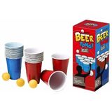 Beer Pong set met red en blue cups