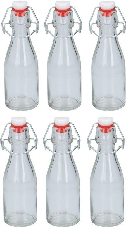 18x stuks kleine glazen flesjes met beugeldop 150 ml | € 27 bij Bellatio.nl | beslist.nl