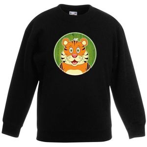 Sweater tijger zwart kinderen