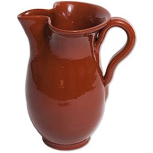 Sangria/Limonade sapkan/schenkkan karaf - Spaans Terracotta - 1000 ml - keramiek