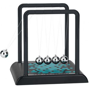 Newton pendel cradle met 5 ballen - Slingerballen/balanceerballen voor op kantoor/bureau