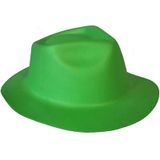 12 groene hoedjes van foam