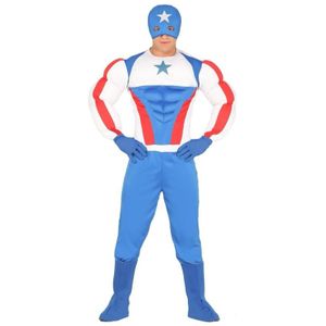 Superheld kapitein Amerika kostuum voor heren