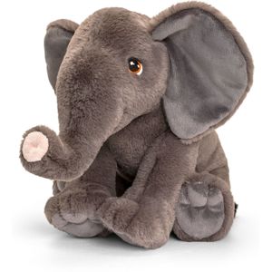 Pluche knuffel dieren olifant 35 cm - Knuffelbeesten speelgoed