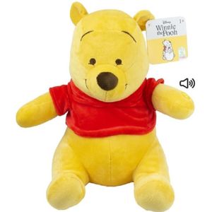 Disney pluche knuffel Pooh beer uit Winnie de Pooh - stof - 30 cm - Bekende cartoon figuren