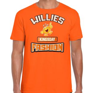 Oranje Koningsdag t-shirt - willies kingsday fashion - voor heren