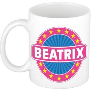 Beatrix naam koffie mok / beker 300 ml  - namen mokken