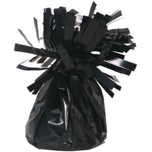 Set van 8x stuks ballon gewichtjes zwart 170 gram