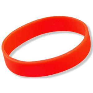 Siliconen armband rood