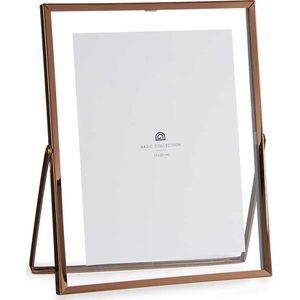Giftdecor - Mumbai Fotolijstje - Koper - Metaal - 20 x 25 cm