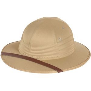 Tropenhelm - safari helmhoed - nylon - volwassenen - verkleed hoeden