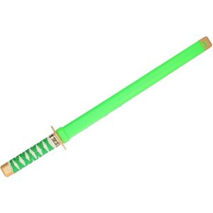 Ninja vechters zwaard verkleed wapen groen 65 cm