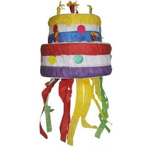 Gekleurde pinata taart