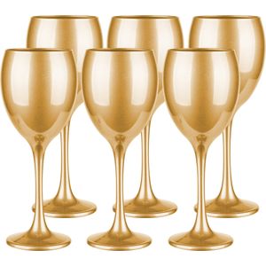 Wijnglazen - 12x - Gold collection - 300 ml - glas