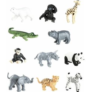 Plastic speelgoed figuren dierentuin dieren