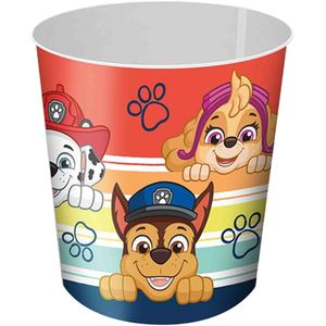 Paw Patrol prullenbak/papiermand - kunststof - 21,5 x 21 cm