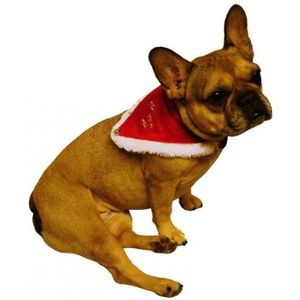 Kerst sjaal halsband rood voor hond of kat