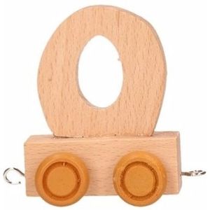 Houten letter trein O