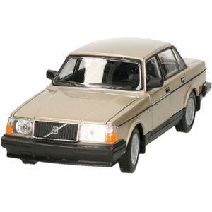 Welly - Modelauto - Volvo 240GL 1986 - Goud - 20 X 7 X 6 cm
