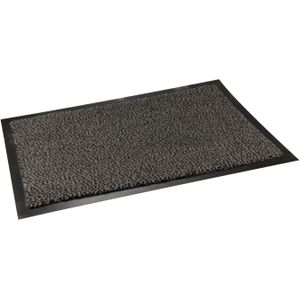 Brumag Deurmat binnen - zwart - 60 x 40 cm - anti slip - droogloopmat