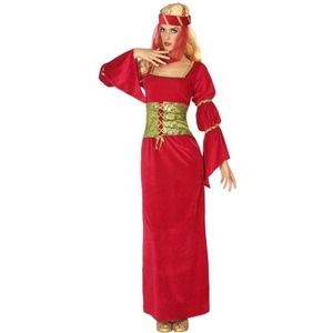 Middeleeuwse prinses/jonkvrouw verkleed kostuum voor dames