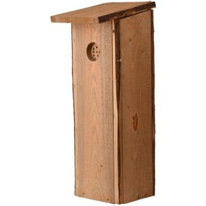 Houten vogelhuisje/nesthuisje 54 cm voor specht