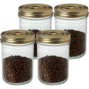 Set van 12x stuks weckpotten/inmaakpotten met schroefdeksel 750 ml