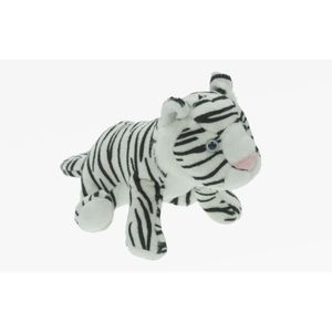 Pluche tijger knuffel wit 23 cm speelgoed knuffeldier