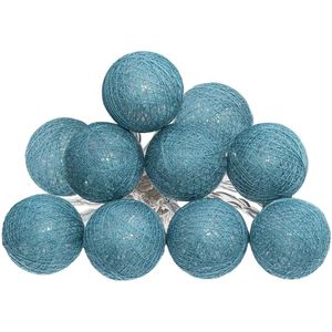 Atmosphera LED slinger 10 bollen blauw 1,5 meter