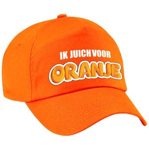 Holland supporter pet / cap ik juich voor oranje - EK / WK voor volwassenen