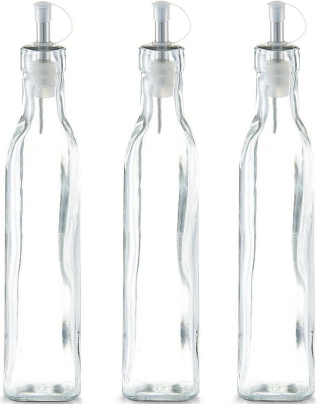 Bijdrage preambule Meesterschap 5x Glazen azijn/olie flessen met schenktuit 270 ml (woonaccessoires) | € 19  bij Bellatio.nl | beslist.nl